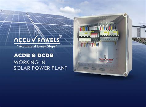 ac distribution box for solar|acdb and dcdb.